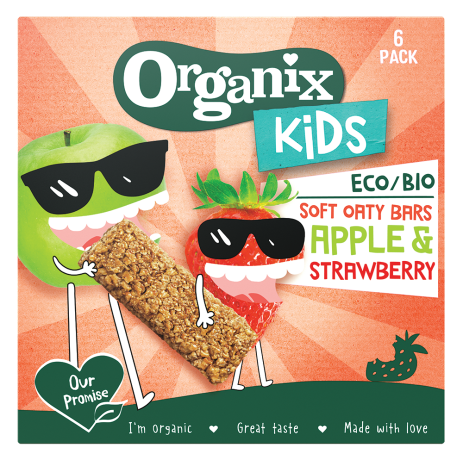 Kids Soft Oaty Bars Apple & Strawberry